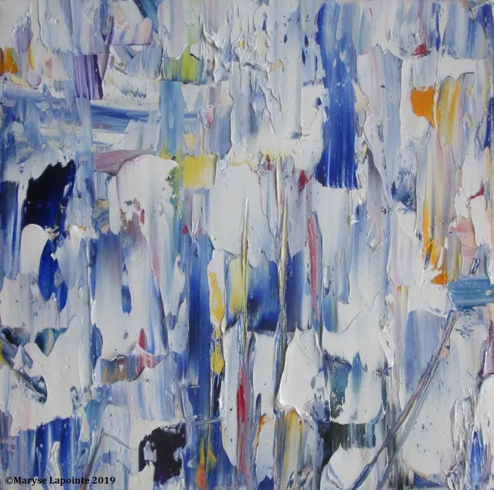 Avalanche 1 - 2019, artwork by Maryse Lapointe
