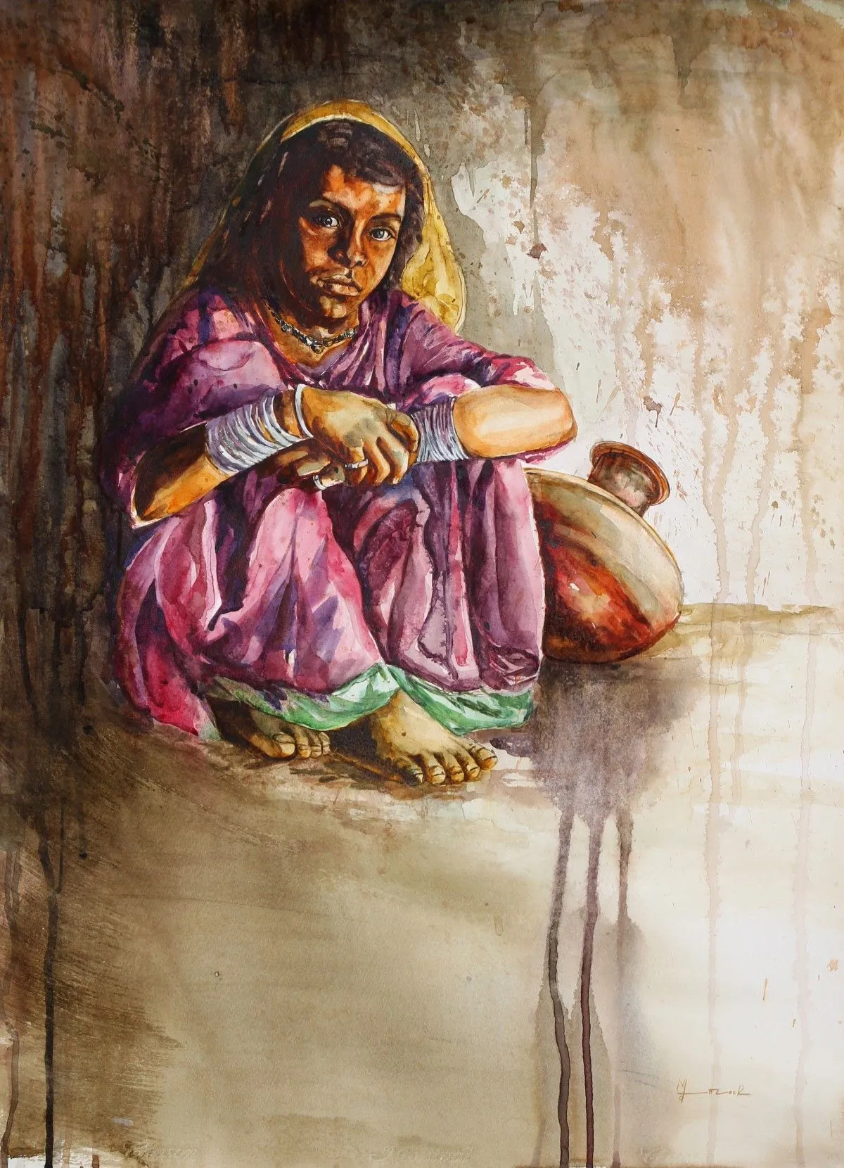 Shabana, artwork by Manzoor Ali