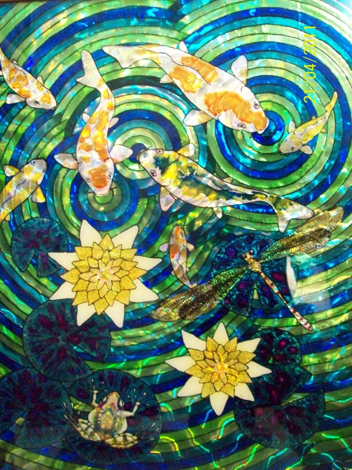 Koi, artwork by philip goblein