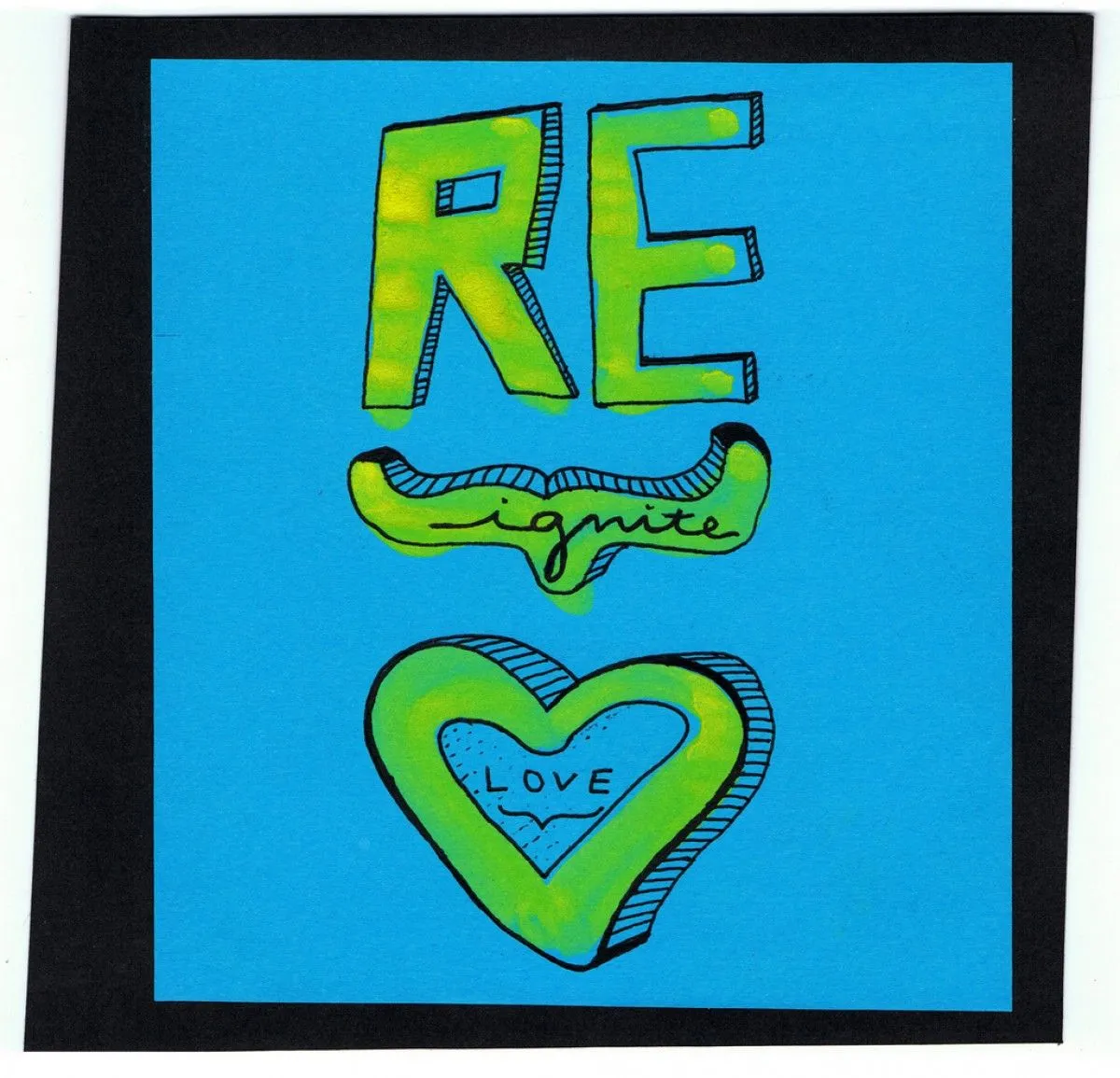 REignite Love, artwork by Ds ARTworks by Diana Matoso