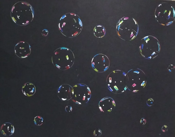 Bulles, œuvre de Muriel Gionet