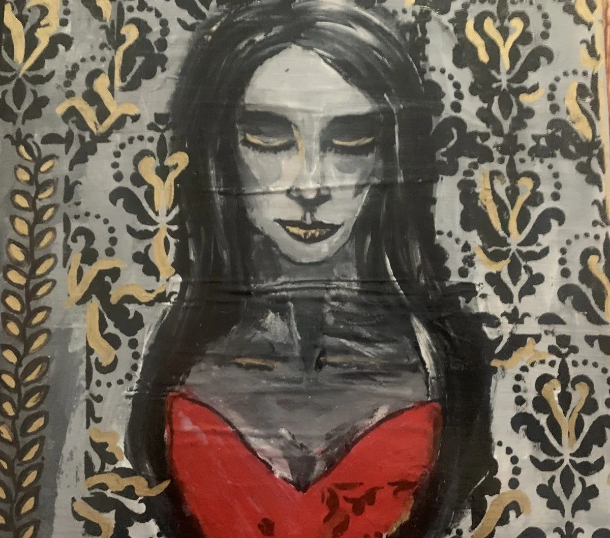 La Dame de cœur, œuvre de Maryse Menard