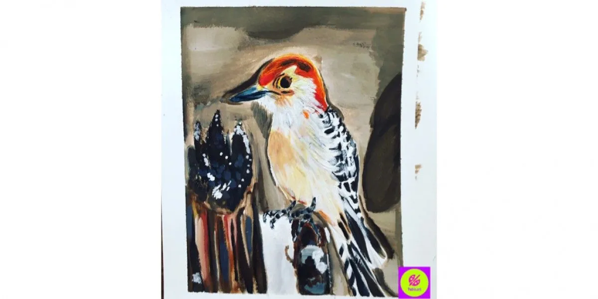 Bird painting, œuvre de yubirna paulino