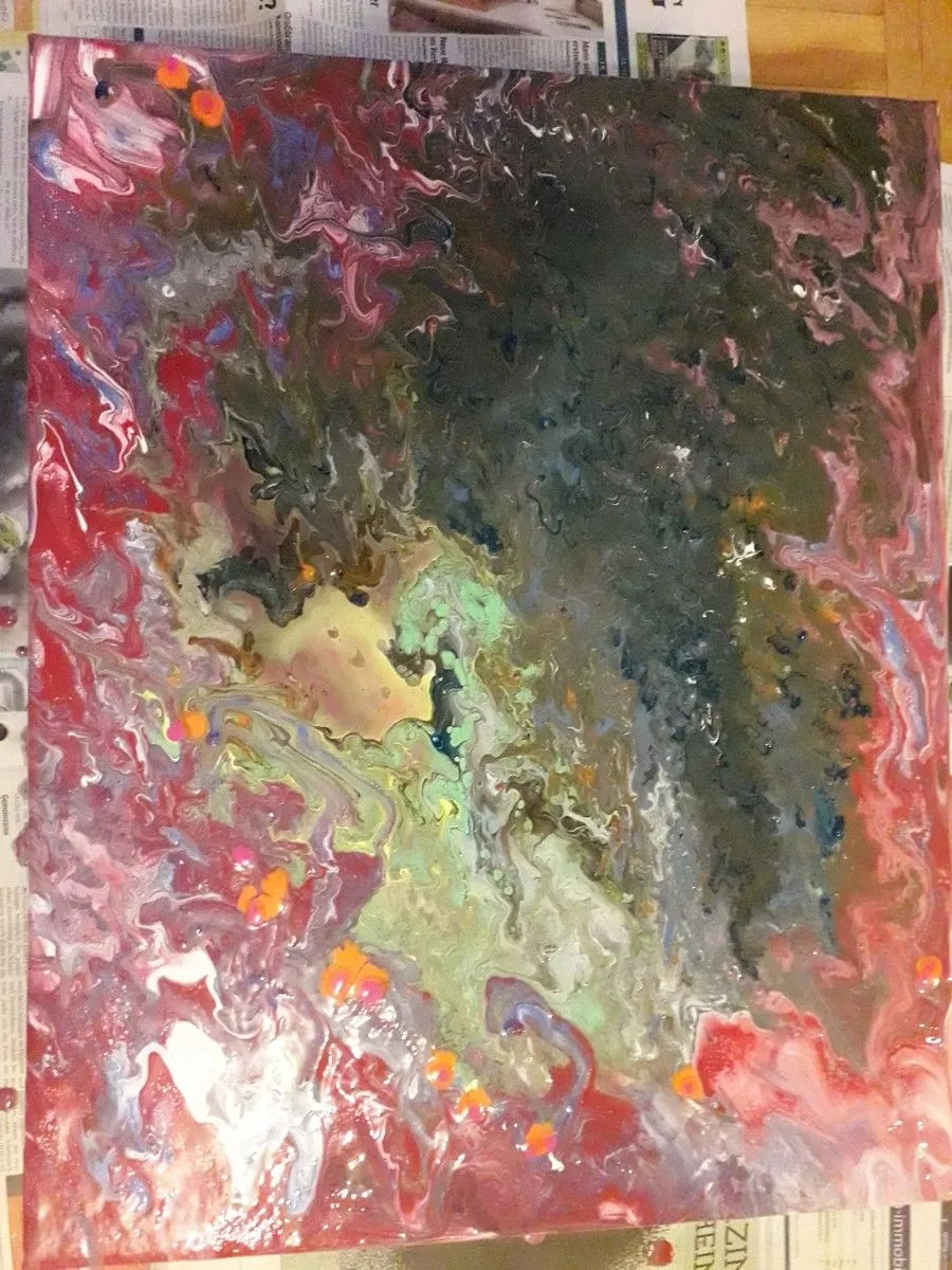 Volcano lava, œuvre de Cerasela Ciobanu