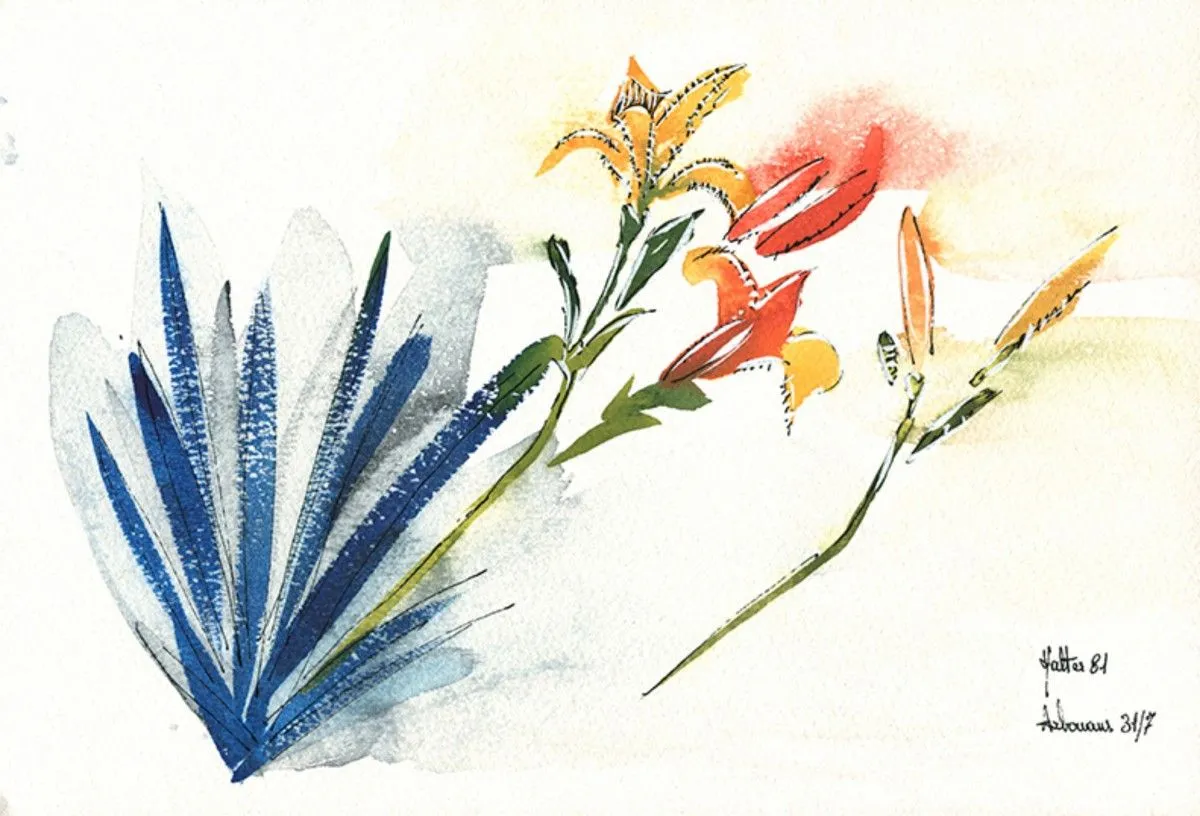 Iris, artwork by Alain HALTER