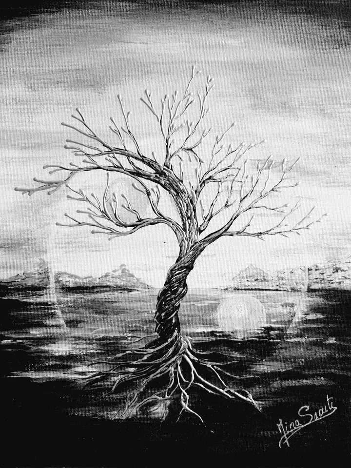 Symboles n°16, artwork by Saouti Mina