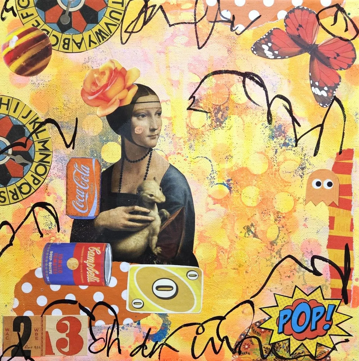 Pop Goes the Weasel, œuvre de Lorette C Luzajic