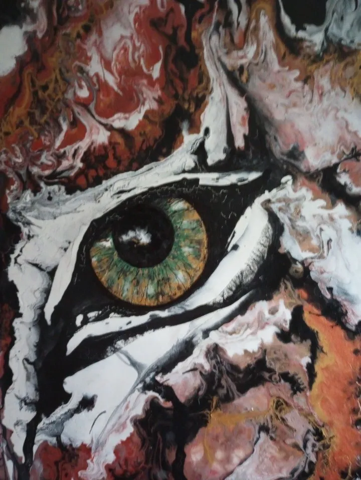 L'oeil du tigre, œuvre de Lucy Dandurand
