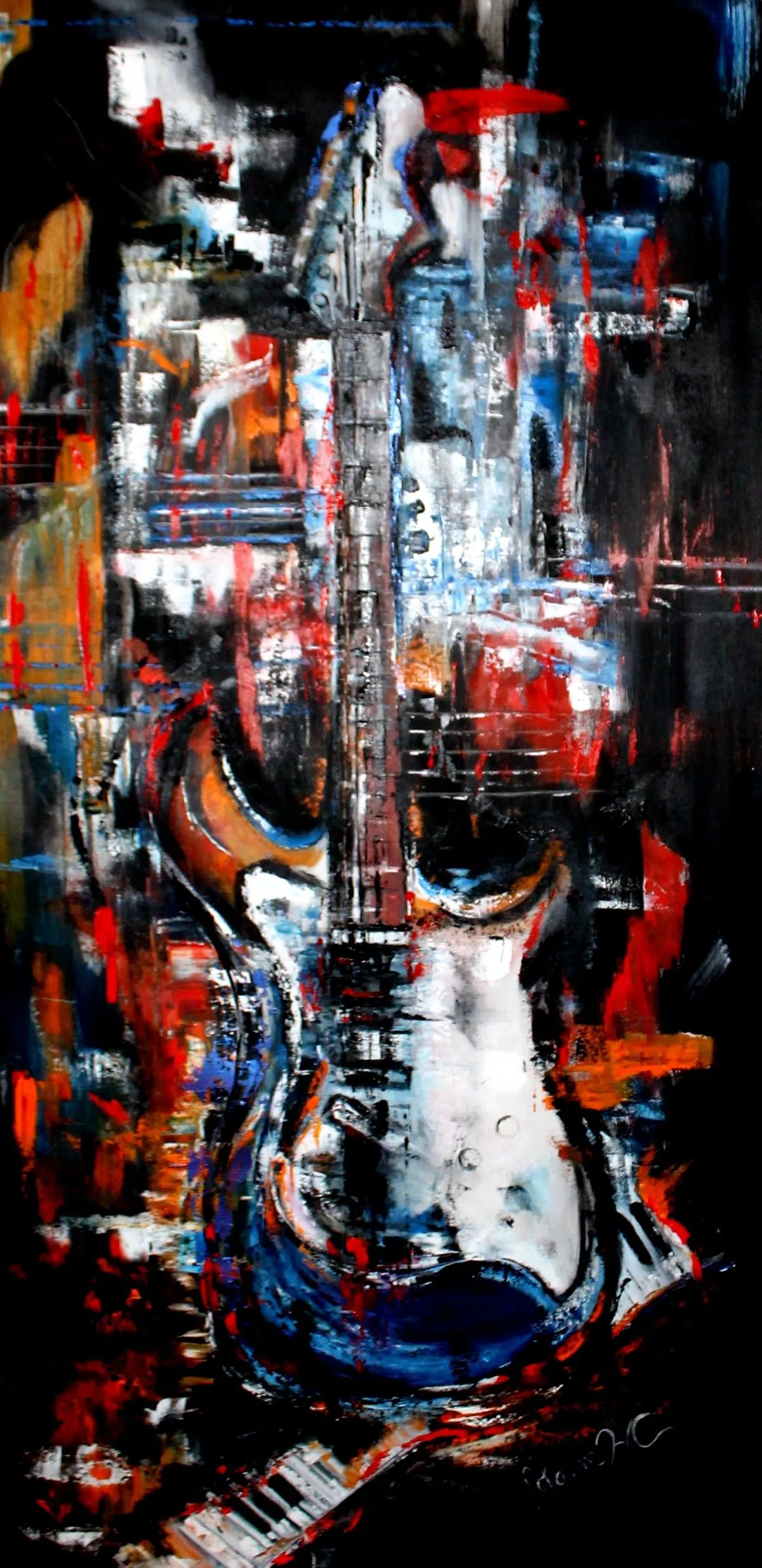 Rock and Roll, œuvre de Johanne Hebert Coulombe