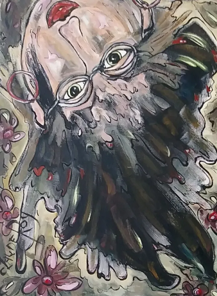 À double sens....., artwork by Claudette Roy