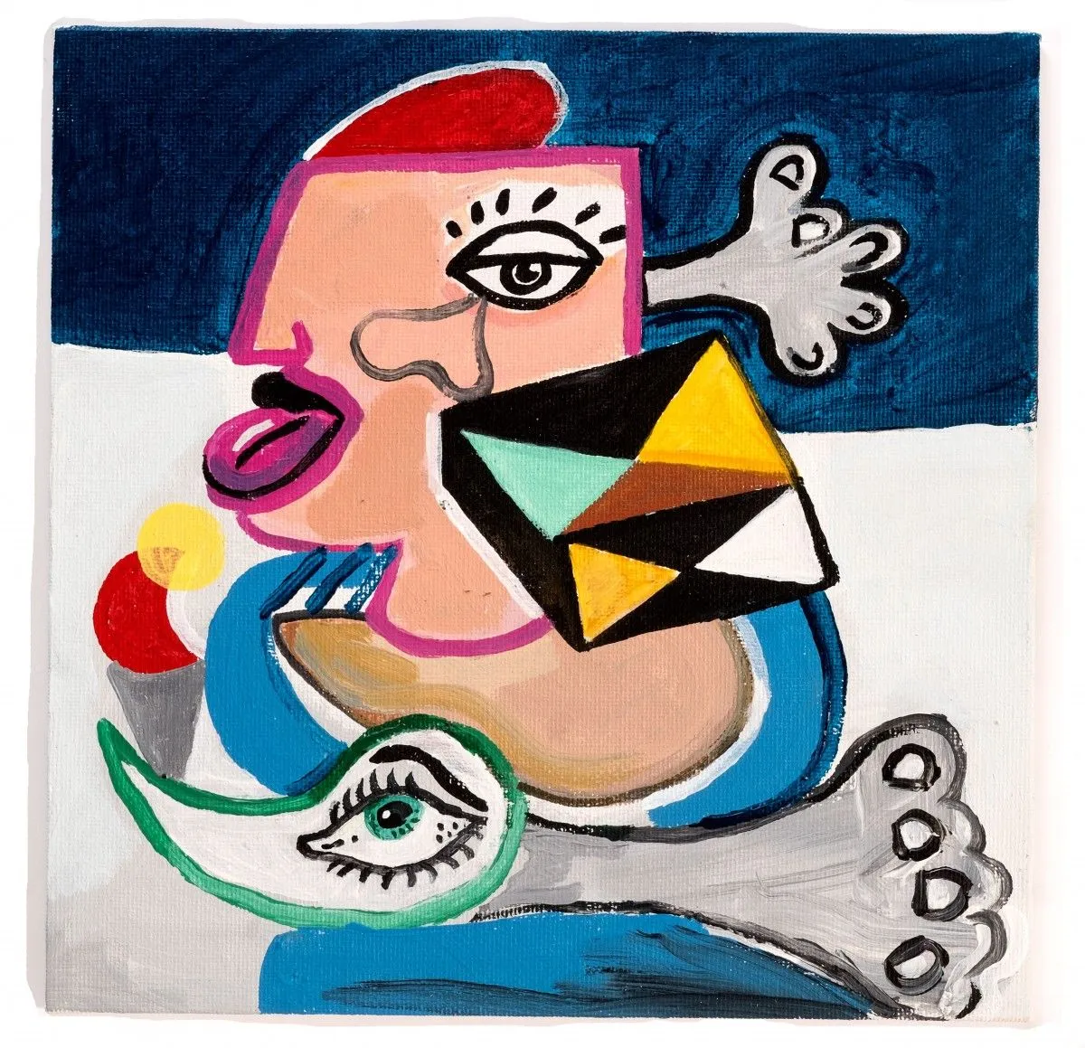 picasso versus kubism, artwork by philippe van goethem