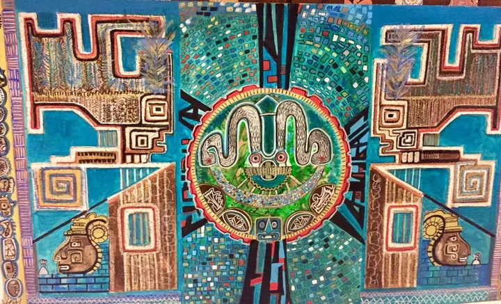 Moctezuma 2019j, artwork by Isabelle Deledda