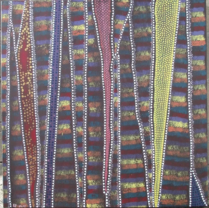 Strates, artwork by Evelyne Placet