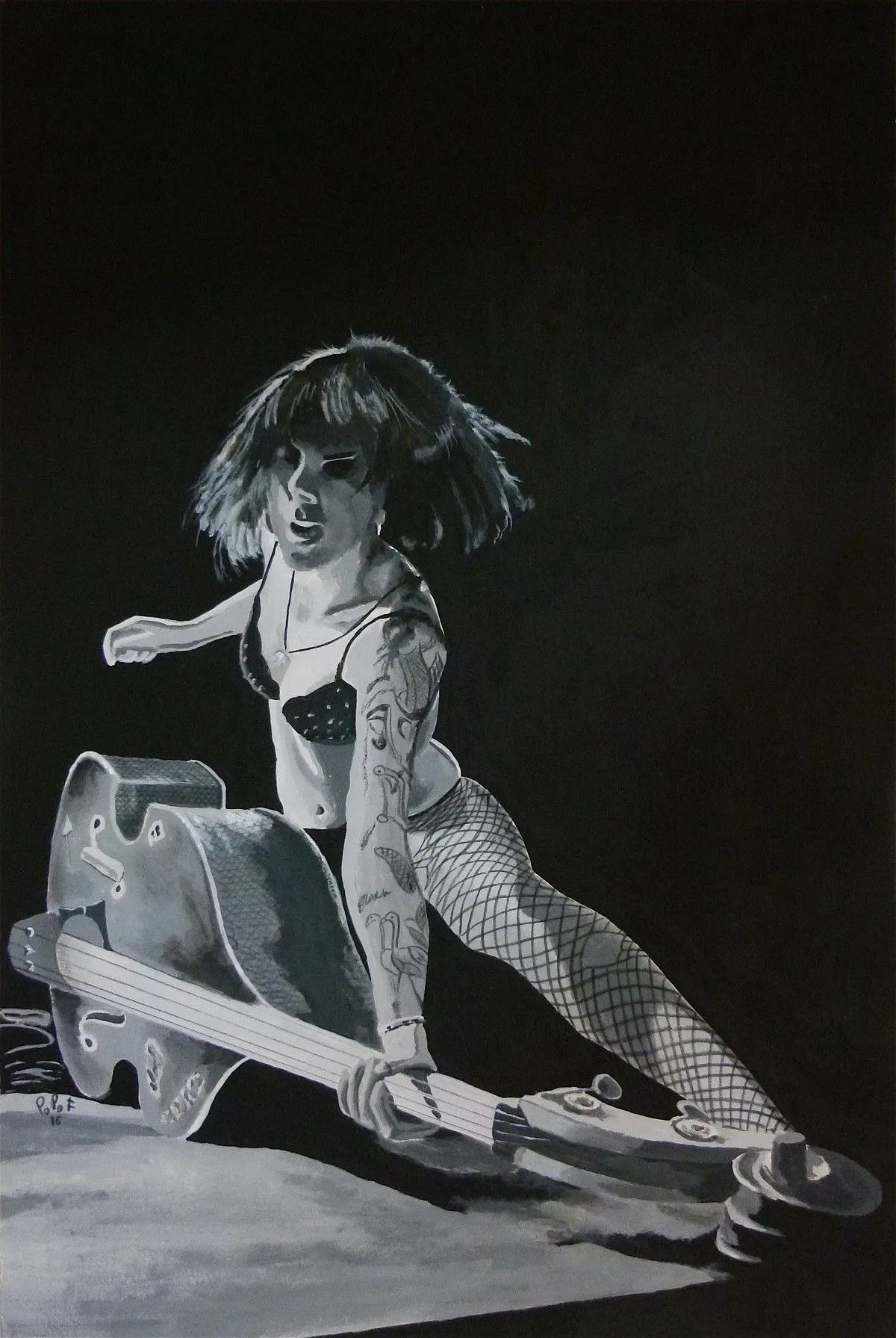 Symphony Tidwell (The Living Deads), artwork by Oliver Popof