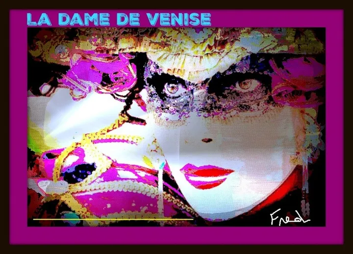 La Dame de Venise, artwork by Frederic Frere