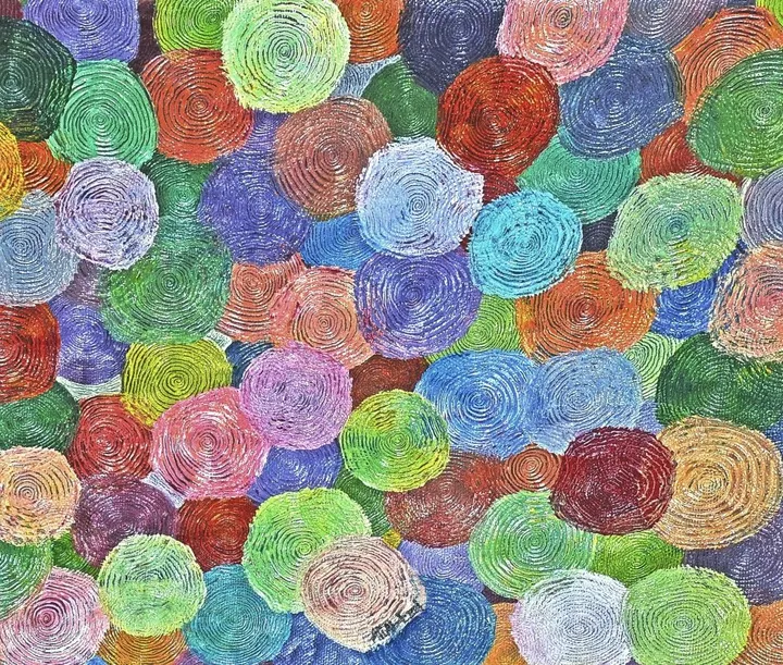 Colored Roses, œuvre de Ali AlEzzi