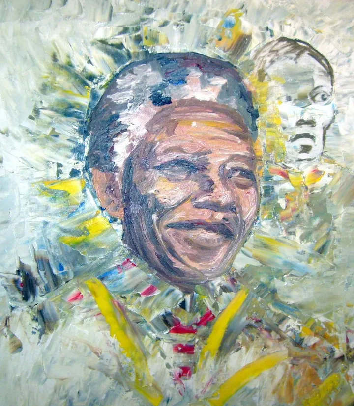 Oga Mandela, artwork by Akpan Usoroh