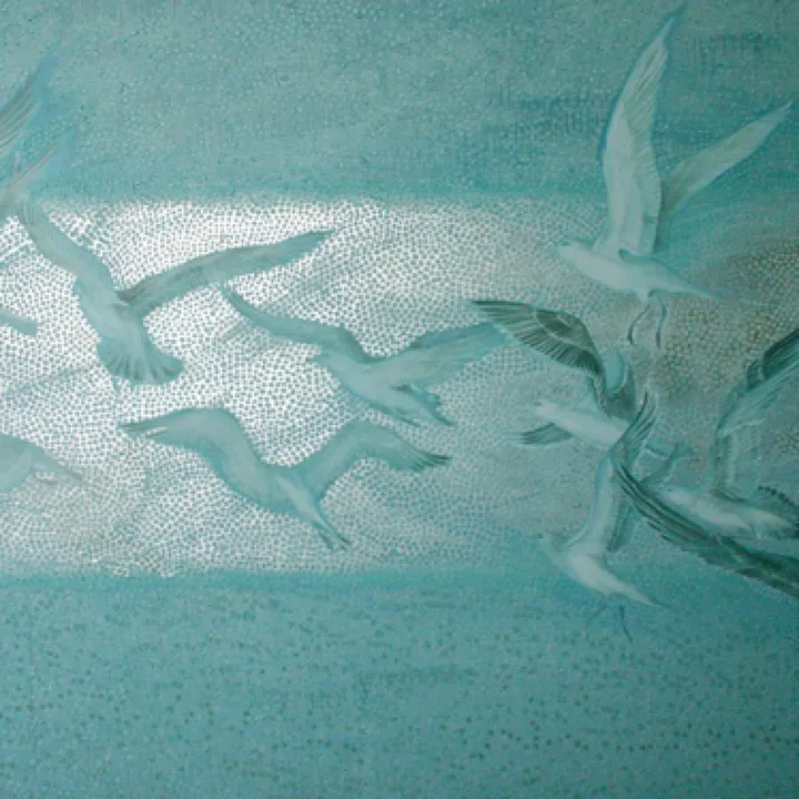 "Spring Snowstorm", œuvre de Natalie Levkovska