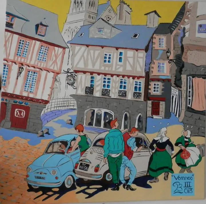 "Vannes", artwork by Patrick Bergès