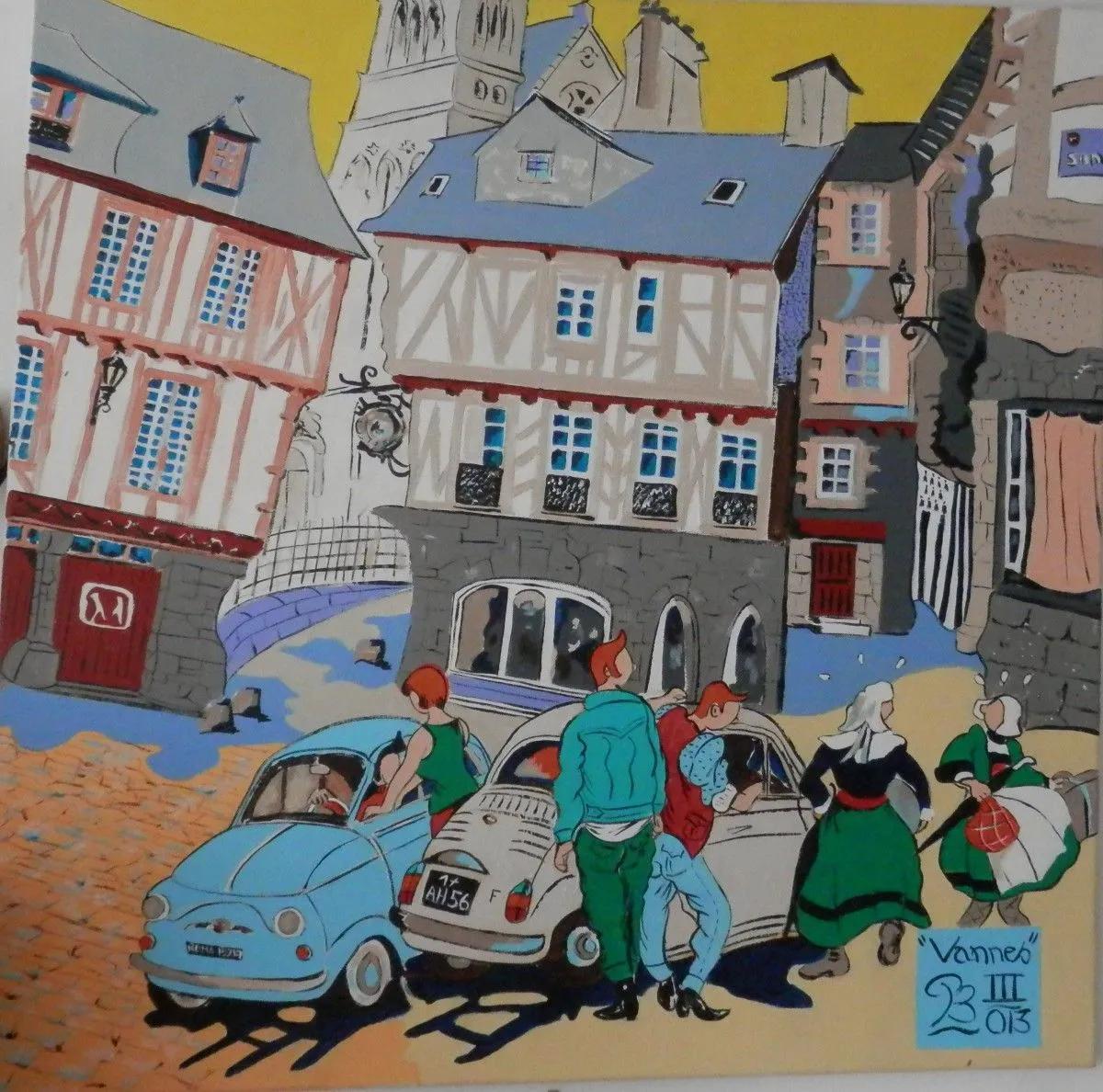 "Vannes", artwork by Patrick Bergès