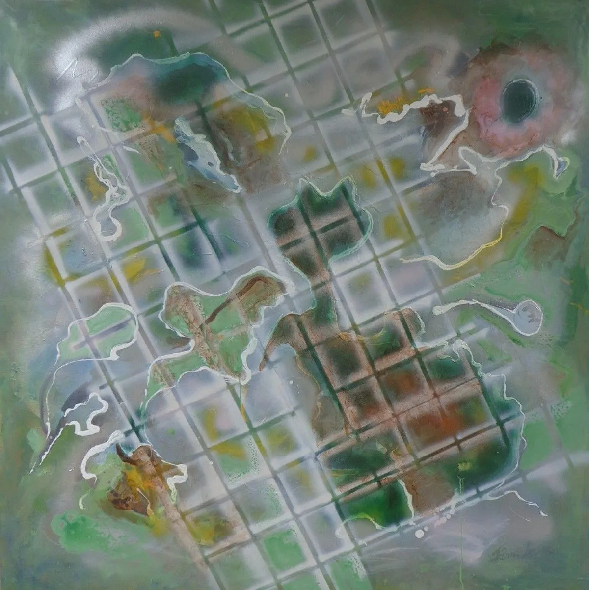 Cat under the mist, œuvre de Tânia Maria de Souza