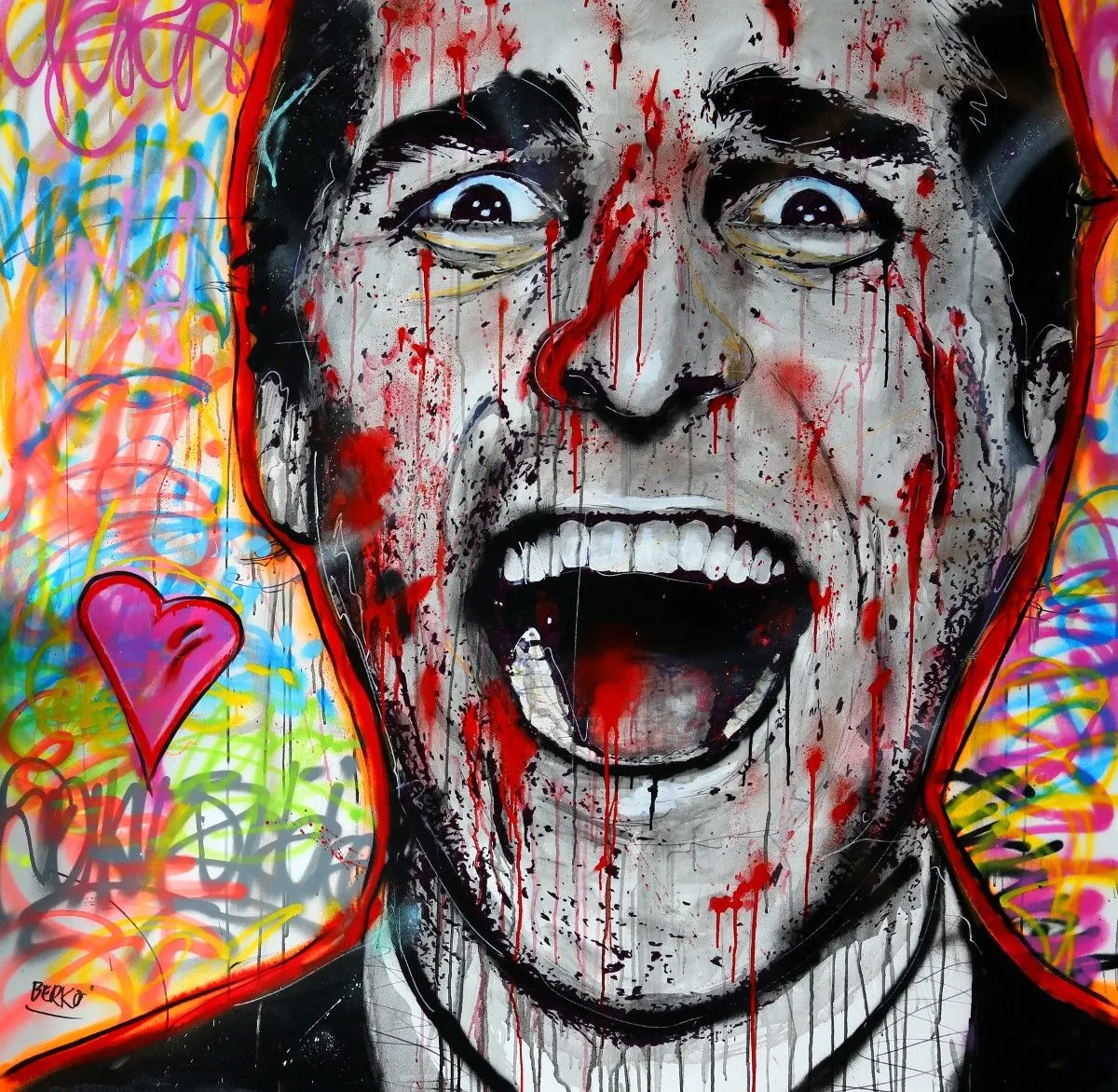 American Psycho #1, œuvre de Berko .