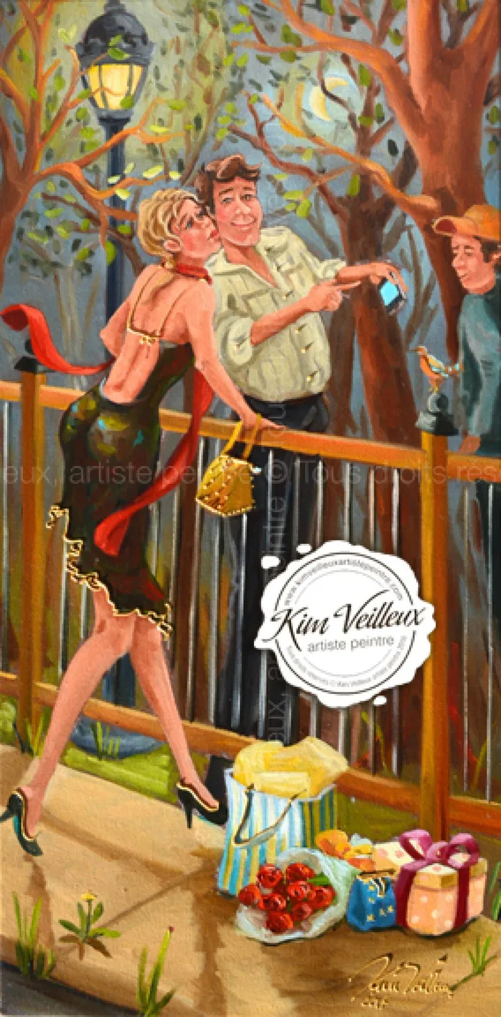 Selfie, œuvre de Kim Veilleux