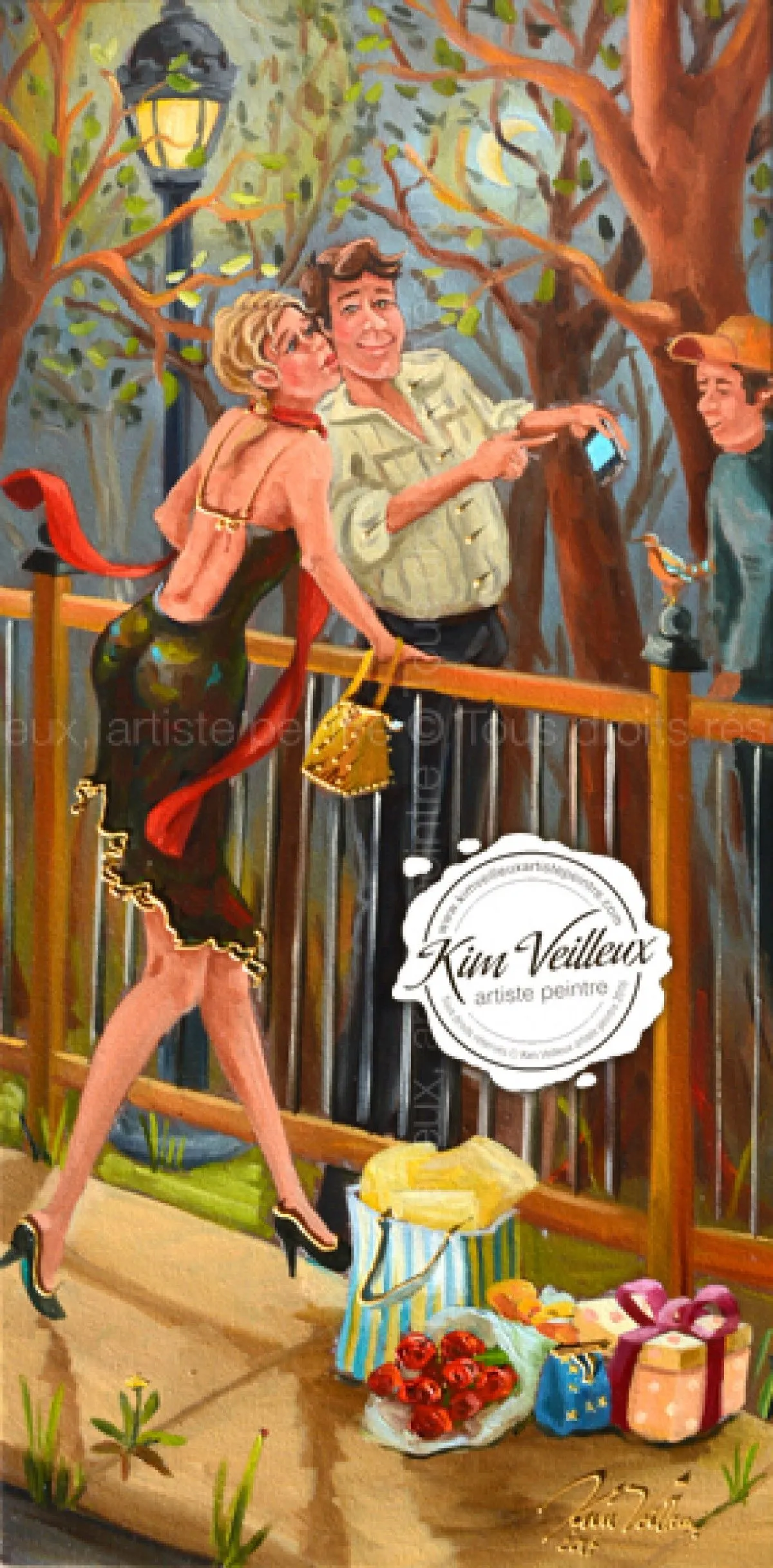 Selfie, artwork by Kim Veilleux