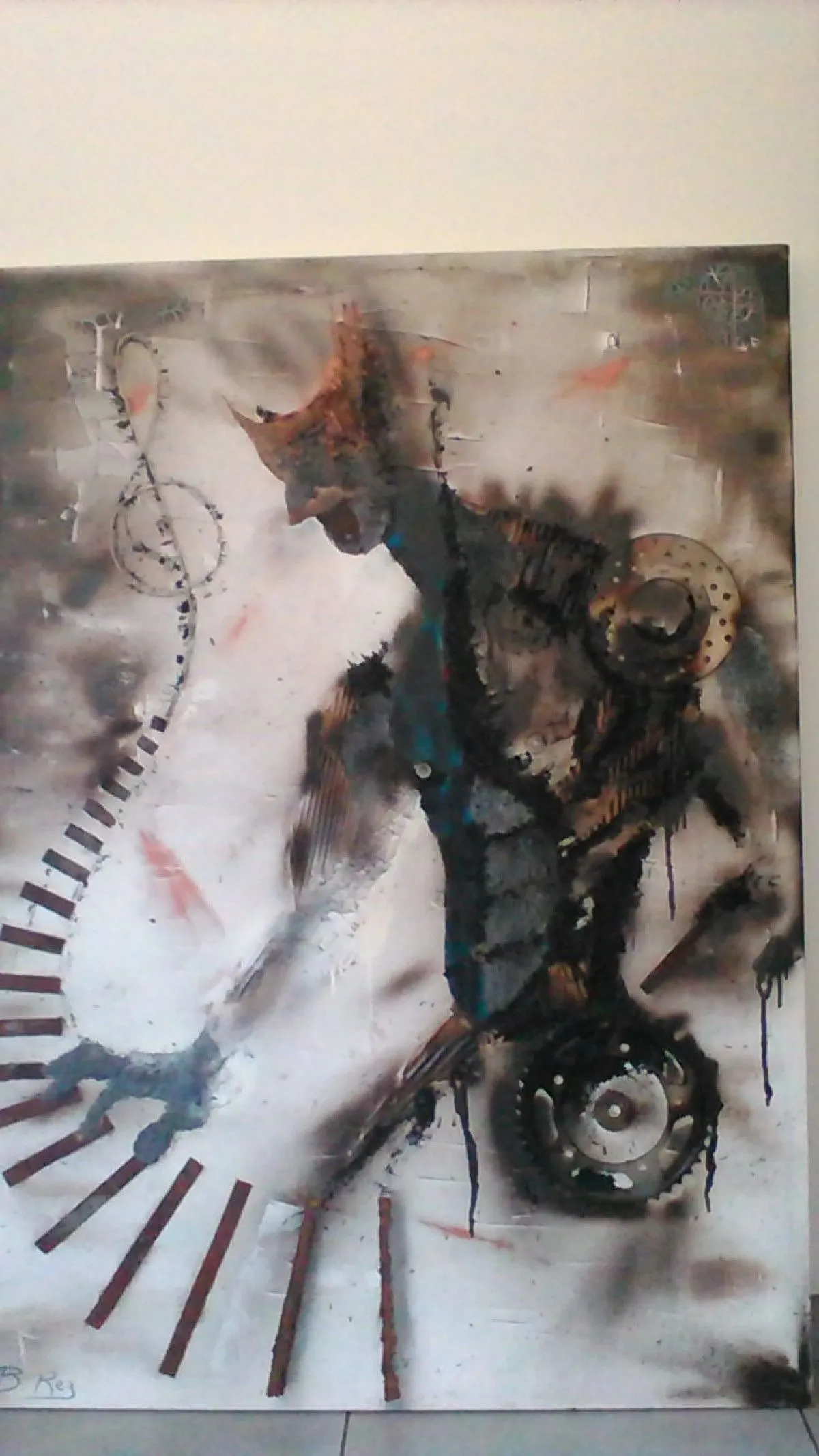 "Le Pianiste", artwork by Regis Botino