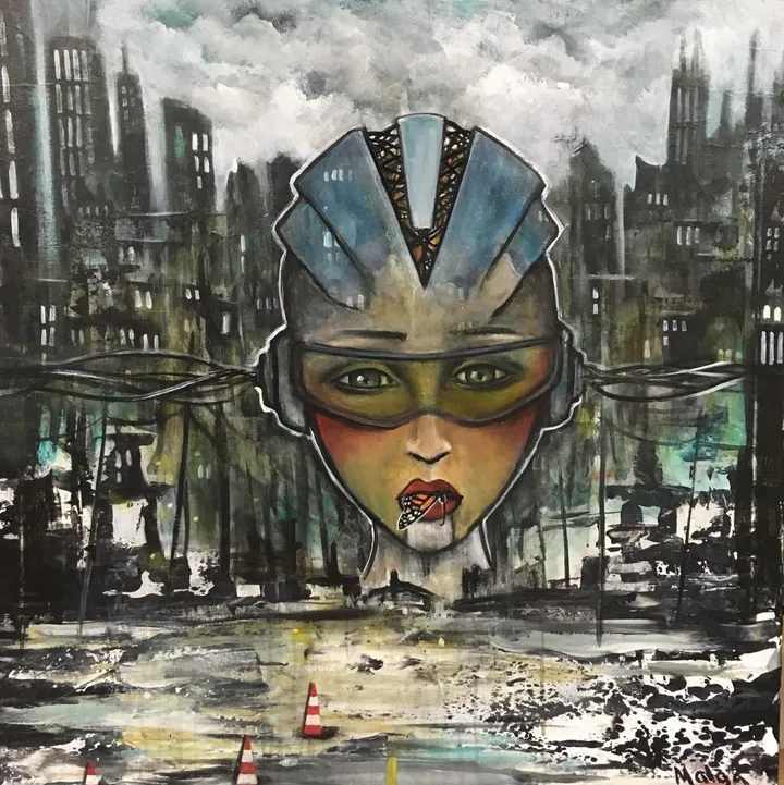 La volière, artwork by Malga Art