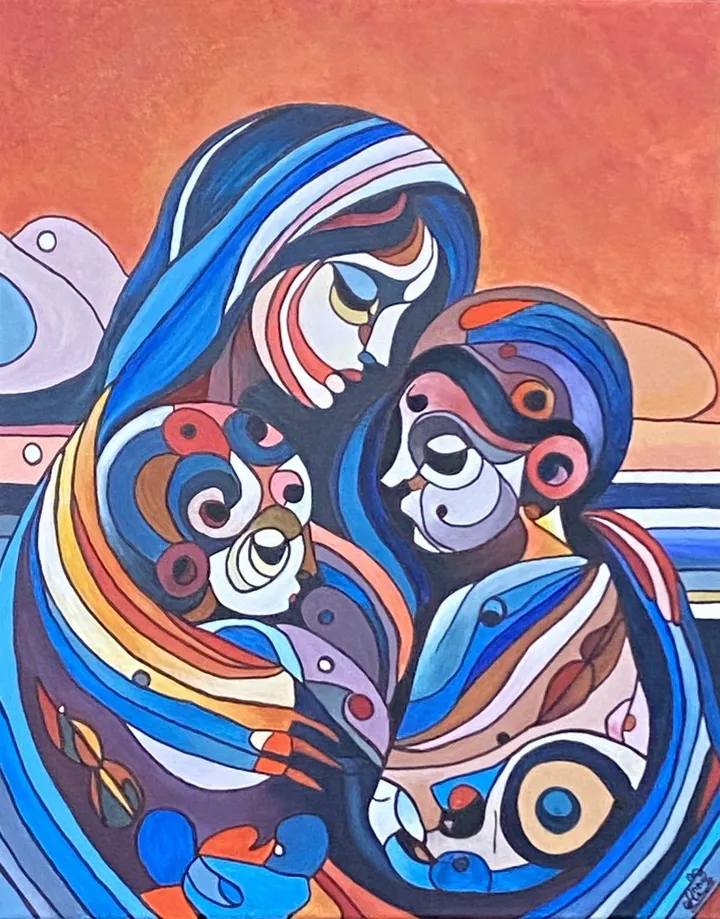 Tendre Etreinte, œuvre de Anne Antoine