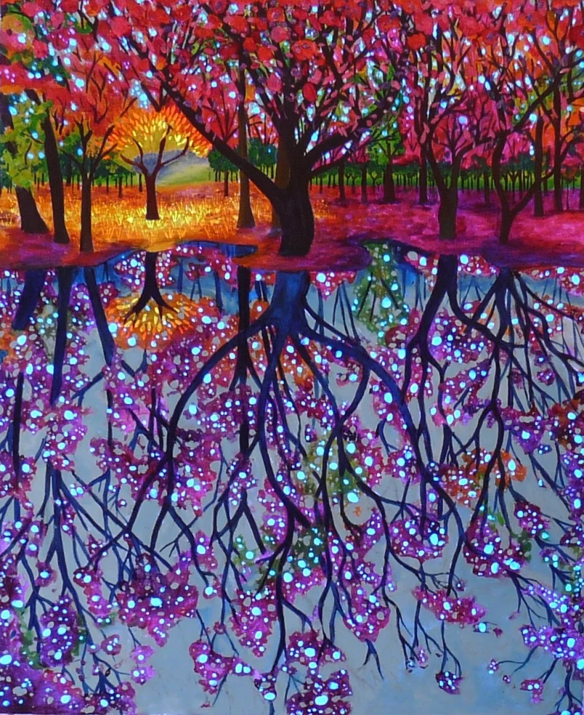 Forêt féerique, artwork by Barbara Bonnet