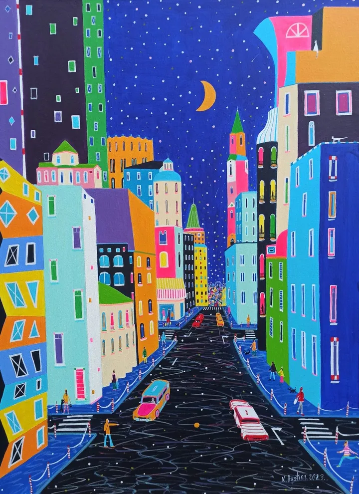 Let's Live The Night!, œuvre de Katrina Avotina