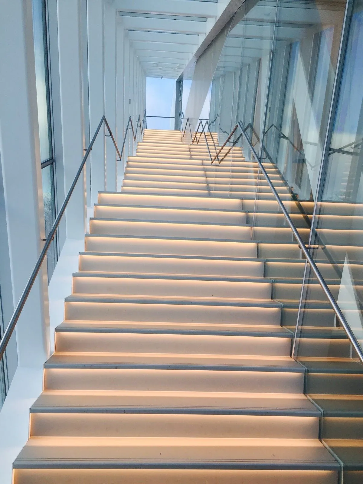 The stairs - l'escalier, artwork by Denise Bloomfield