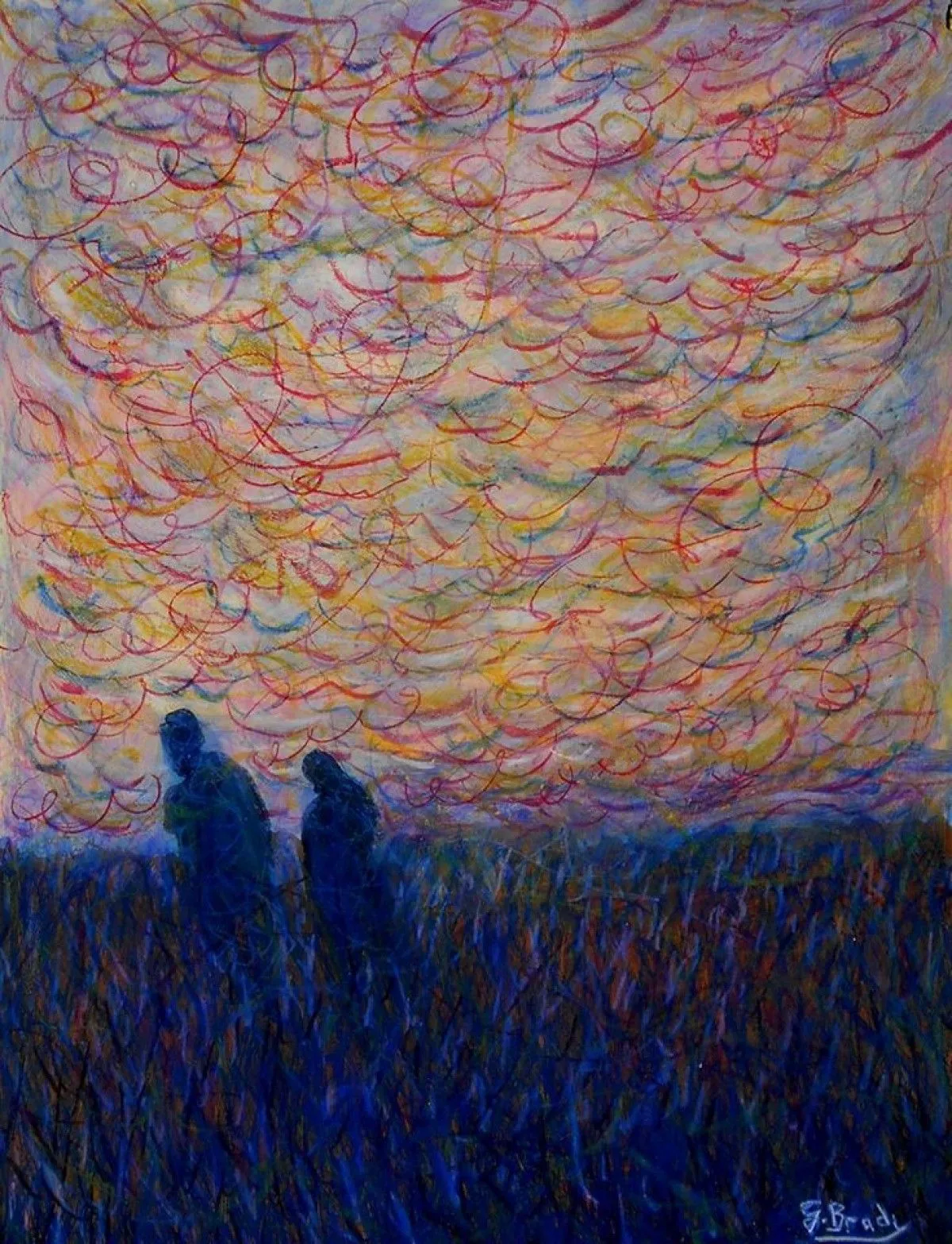 in the field, artwork by glenn brady