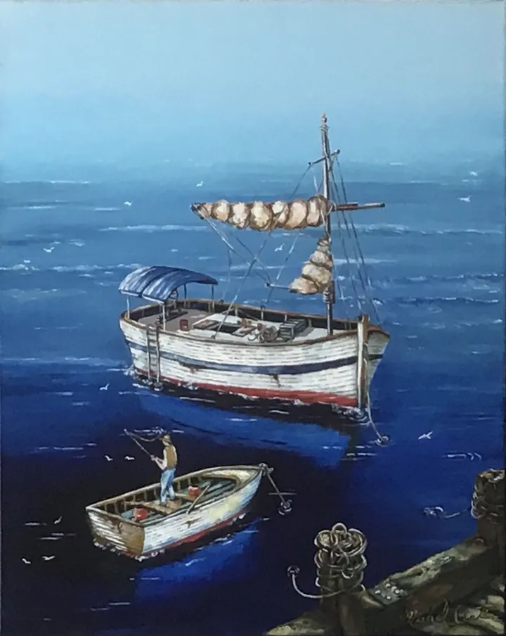 Une petite pause, artwork by Michel Cantin