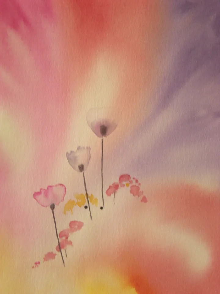 LA VIE EN ROSE..., œuvre de Thérèse Hanot