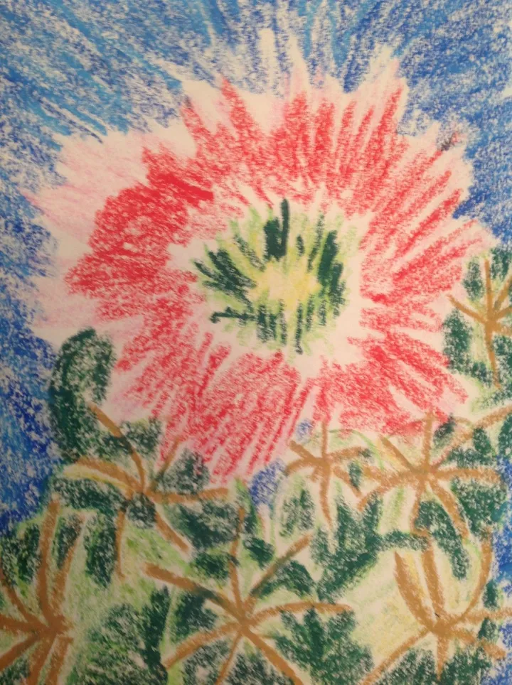 Fleur du jardin, artwork by Céline Marcoux