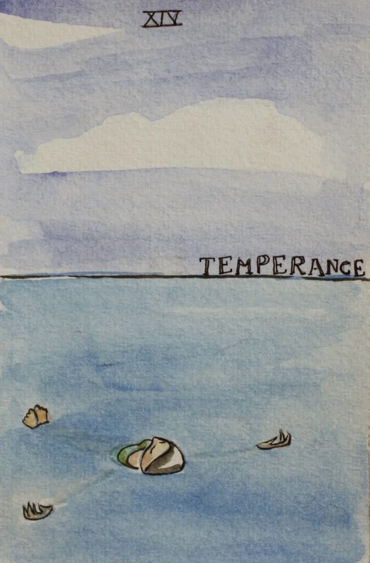 temperance, artwork by Odette Kougea