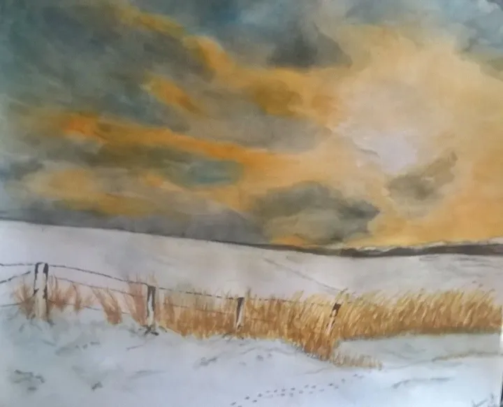 CIEL D'HIVER, artwork by Nicole-Manonni COURRON