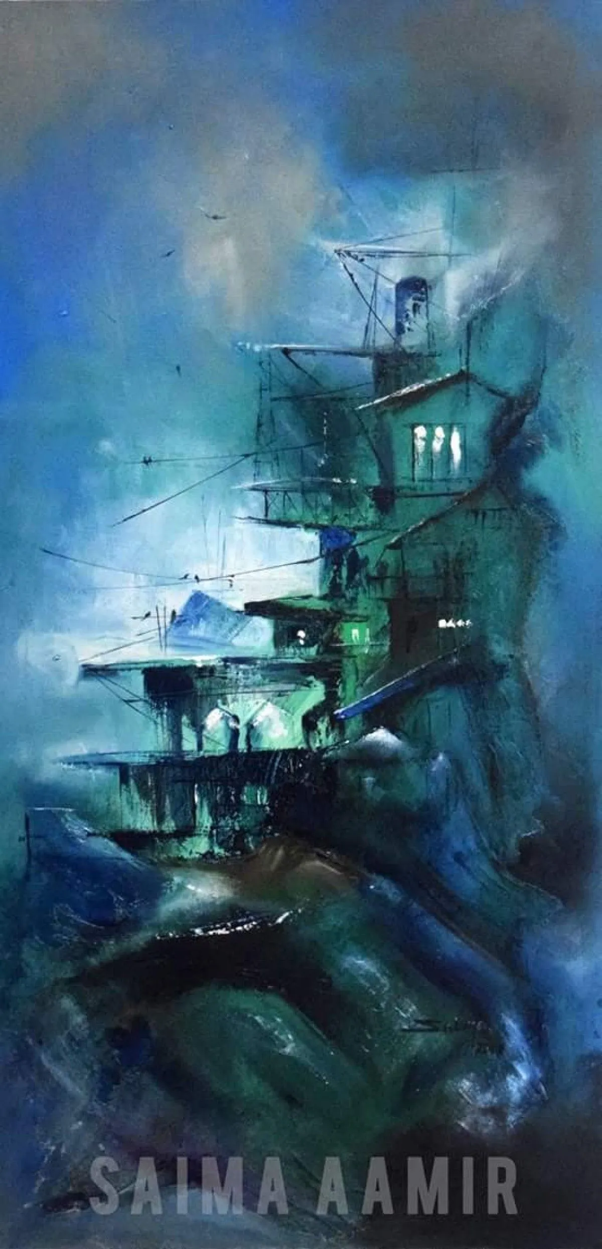 Schalmtz, artwork by Saima Aamir