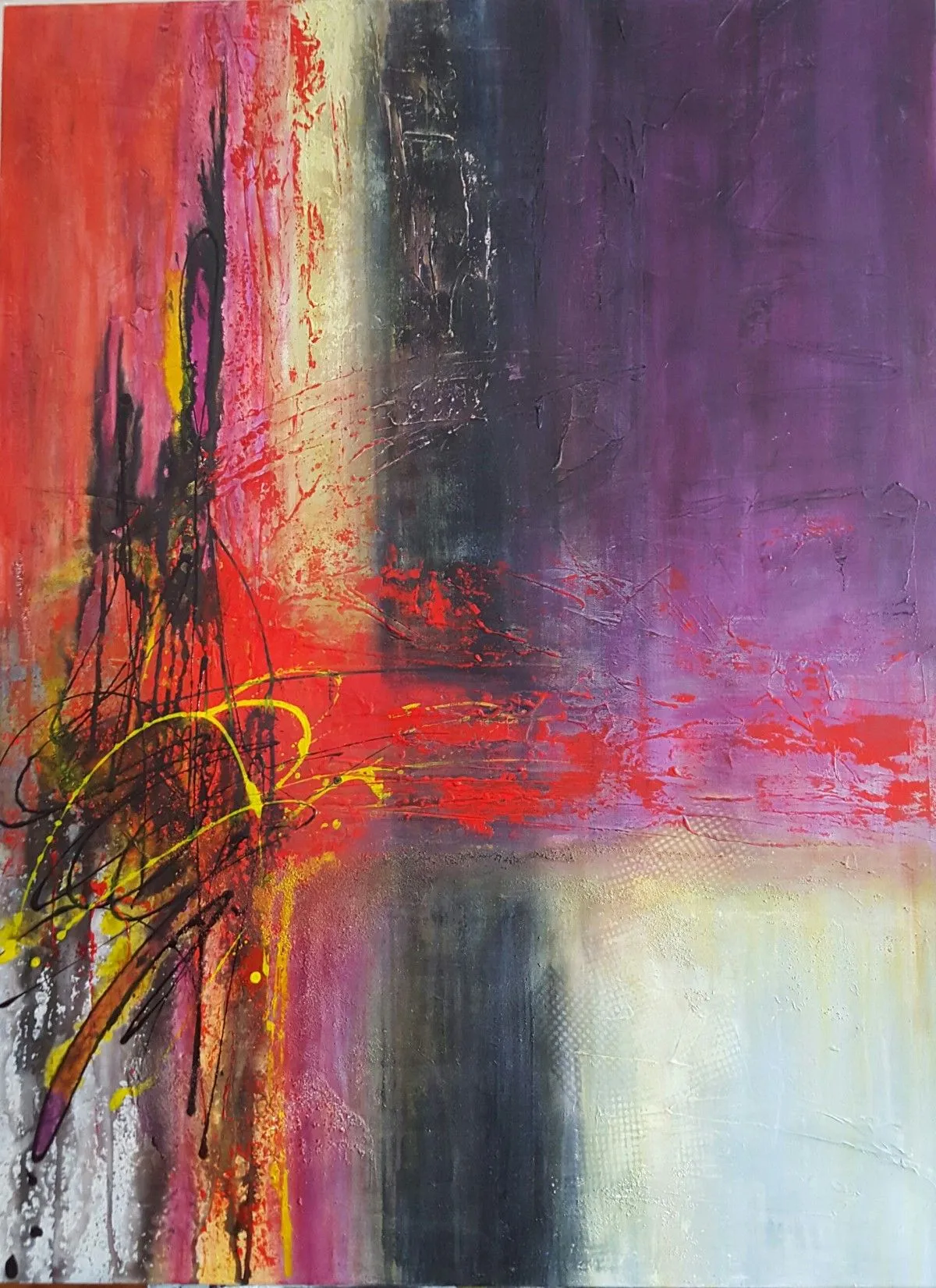 Impulsion nocturne, artwork by chantal dias