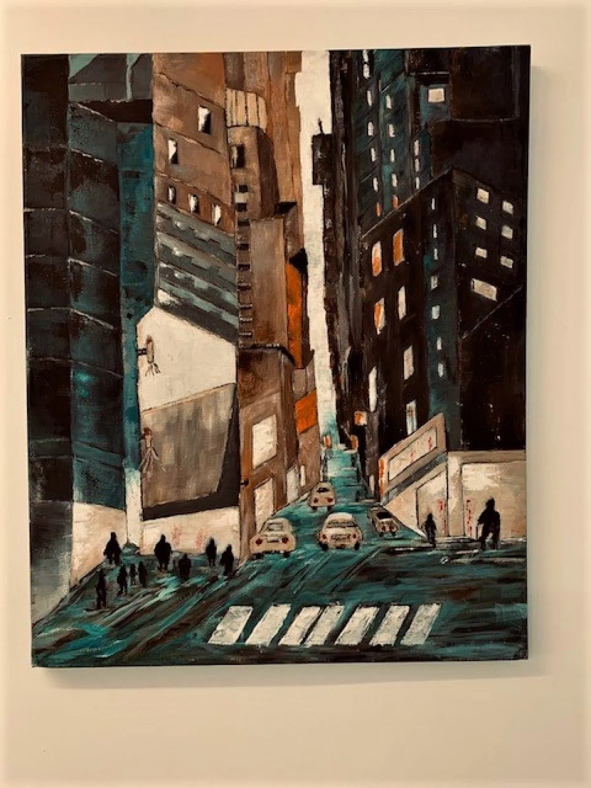 la grande ville, artwork by Yves Perrotte