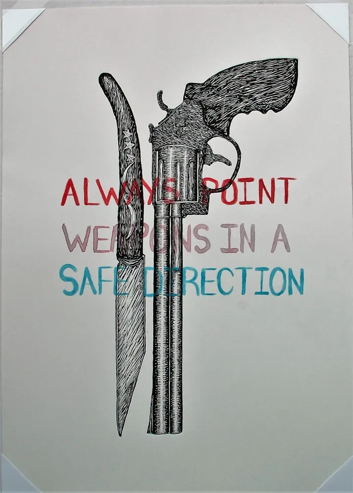 safe direction, œuvre de Sifiso Temba