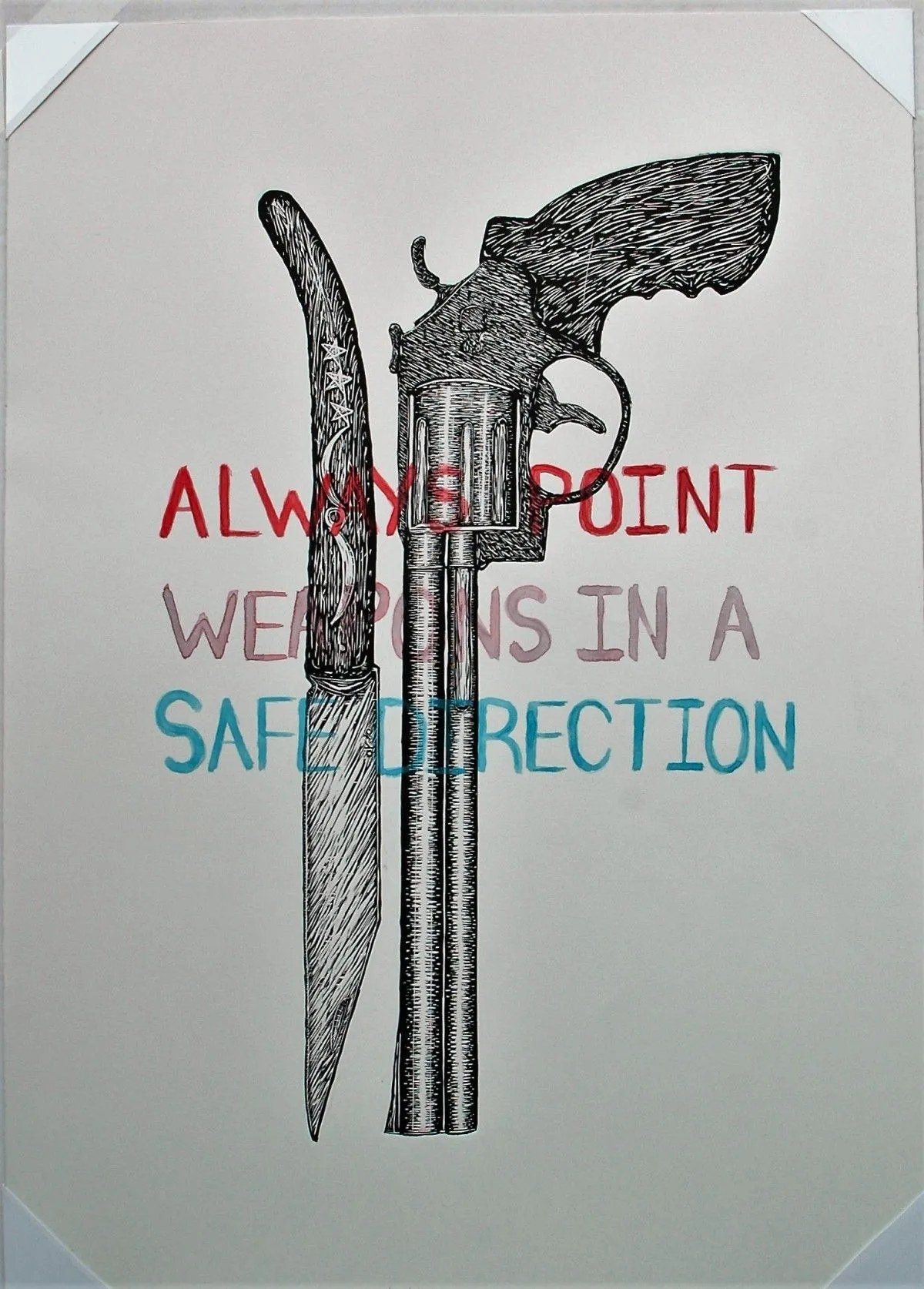 safe direction, œuvre de Sifiso Temba