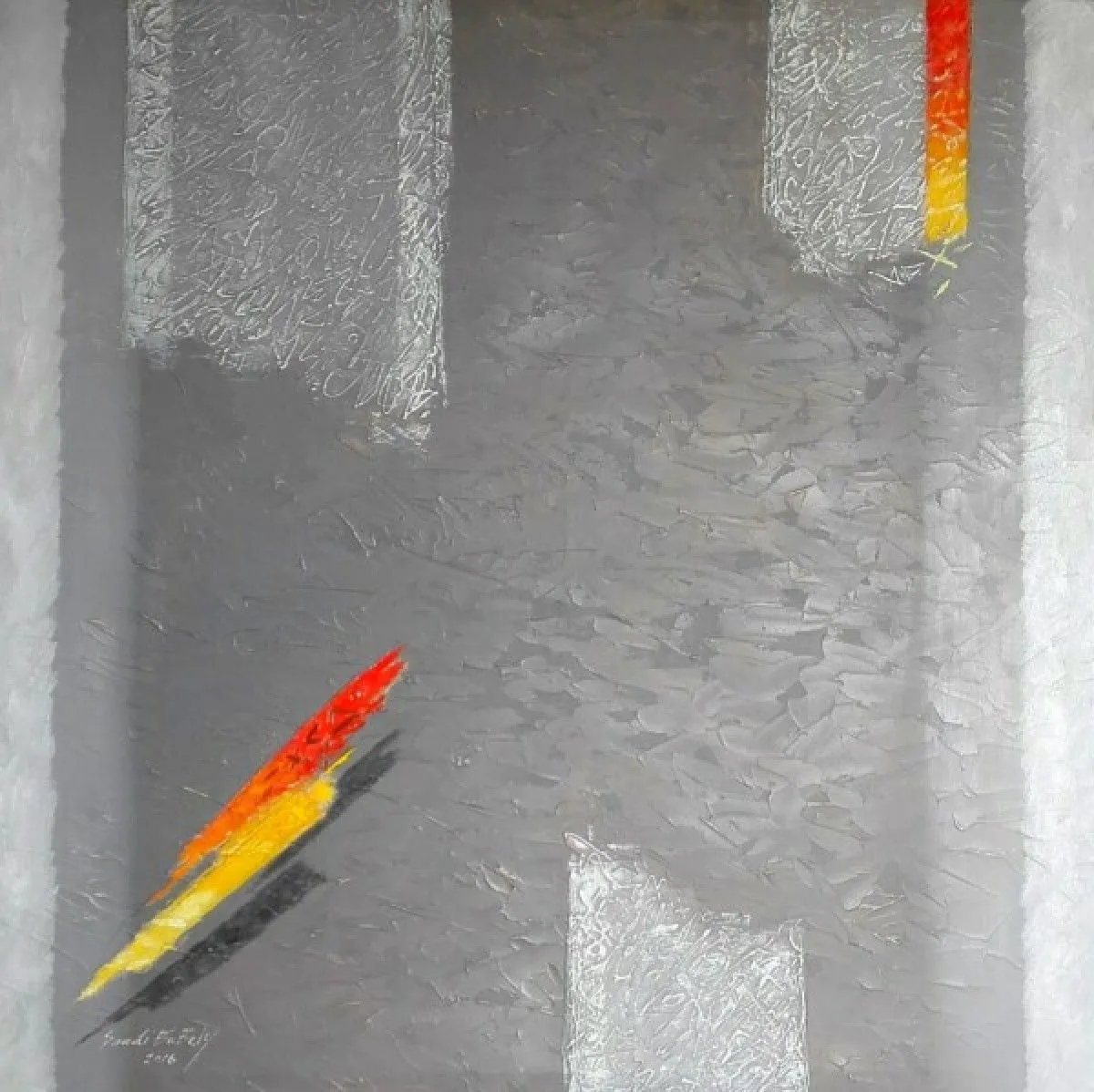 crossing I, artwork by saadi babely