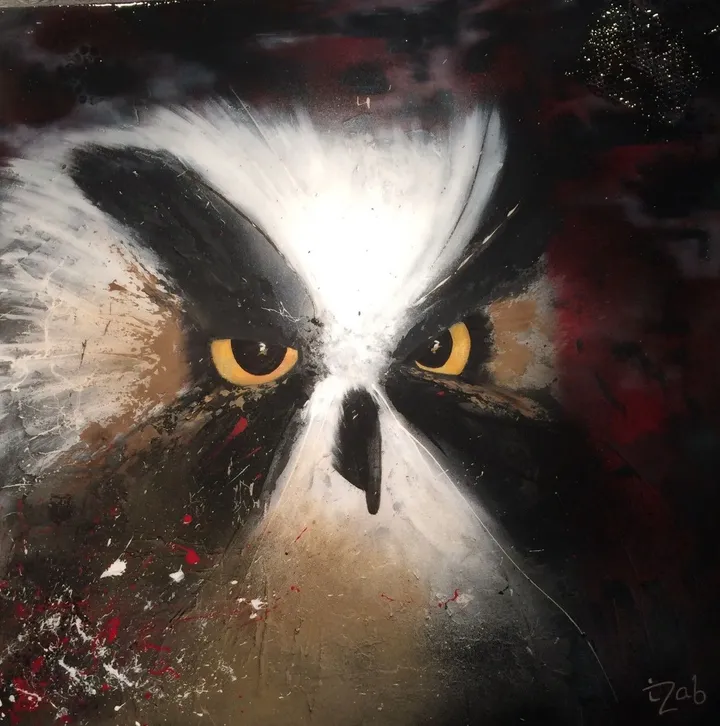 GIZMO, œuvre de iZab Artiste peintre