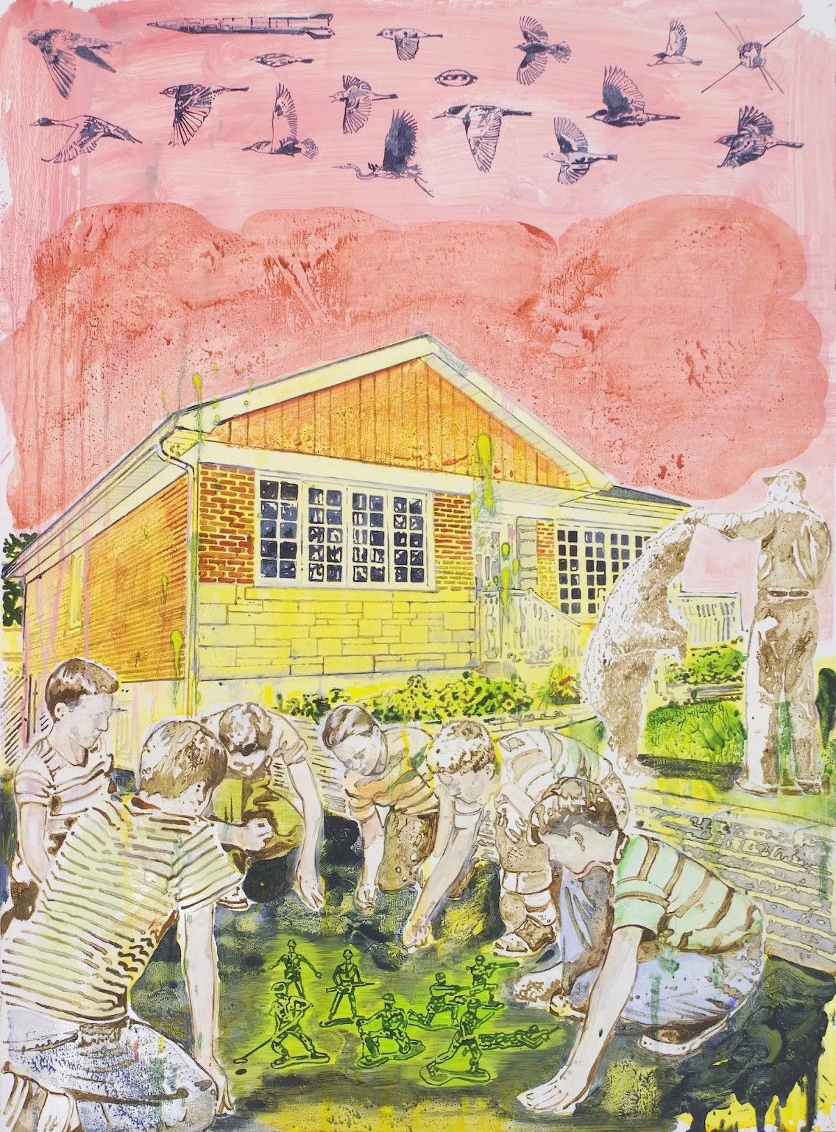 Suburban war, œuvre de Steven Orner