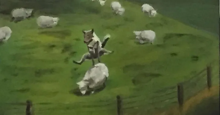 Saute-mouton, œuvre de Sophie Fournier