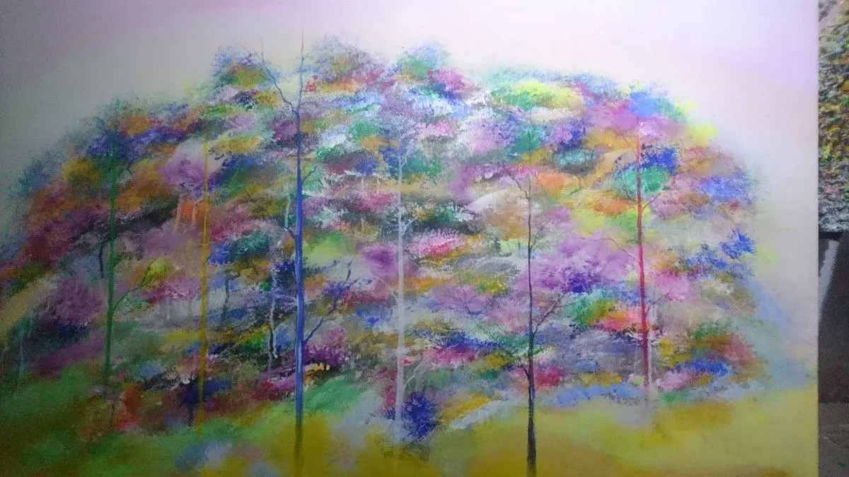 Impression Forest, artwork by Marlin Lopez